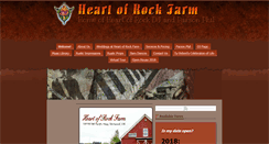 Desktop Screenshot of heartofrockfarm.com